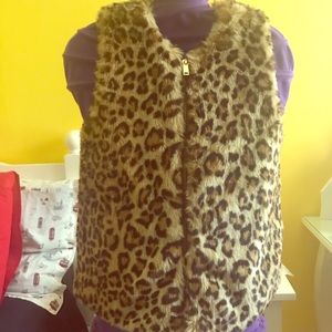 Cheetah Print Vest